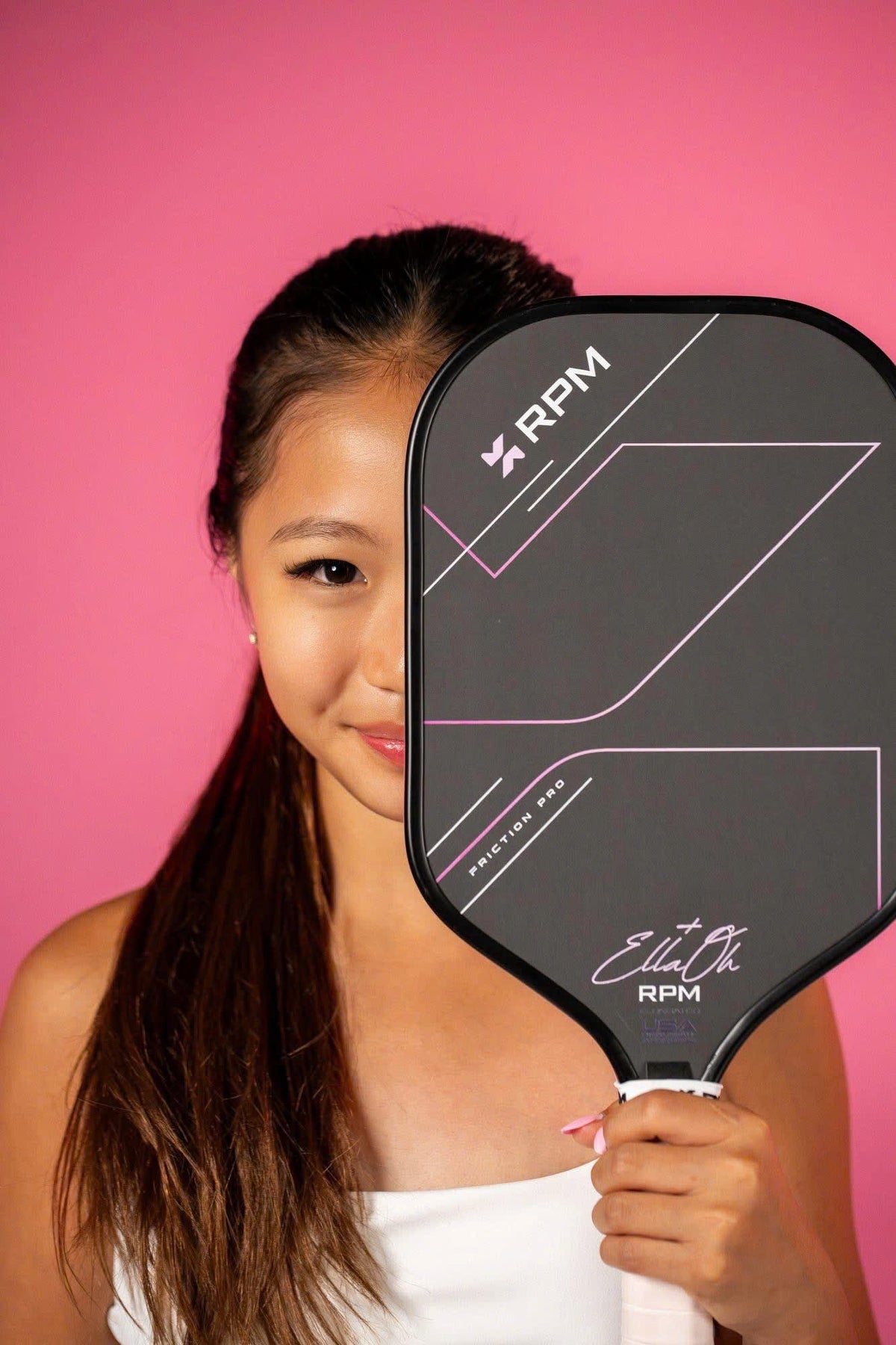 Review Vợt Pickleball RPM Friction Pro V2 Ella Oh’s Signature Edition – CarbonBite, Axial Carbon, Tri-Density Core