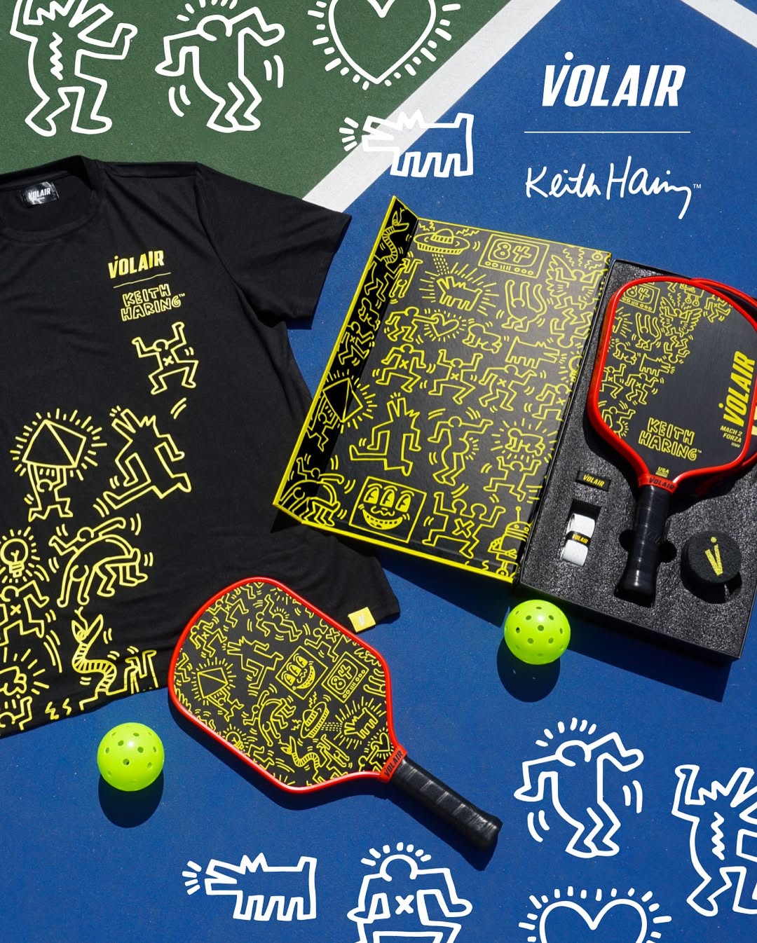Vợt Pickleball Volair Keith Haring