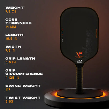 Vatic Pro Pickleball Racket - Saga Flash