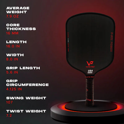 Vatic Pro V-Sol Power Pickleball Paddle - Bloom Series (Launch Edition)