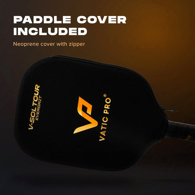 Vợt Pickleball Vatic Pro V-Sol Tour EverGrit Bloom