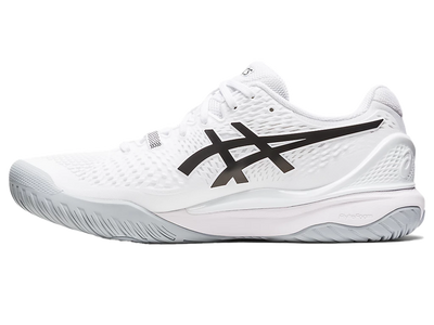Giày Pickleball Gel - Resolution 9 White / Black (Unisex)