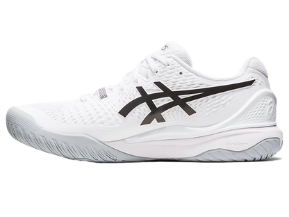 Pickleball Gel Shoes - Resolution 9 White / Black (Unisex)