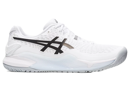 Pickleball Gel Shoes - Resolution 9 White / Black (Unisex)