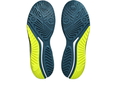 Pickleball Gel Shoes - Resolution 9 Mako Blue / Safety Yellow (Unisex)