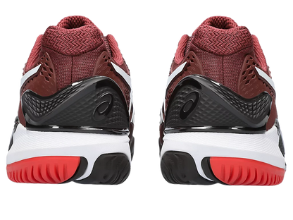 Pickleball Gel Shoes - Resolution 9 Antique Red / White (For Men)