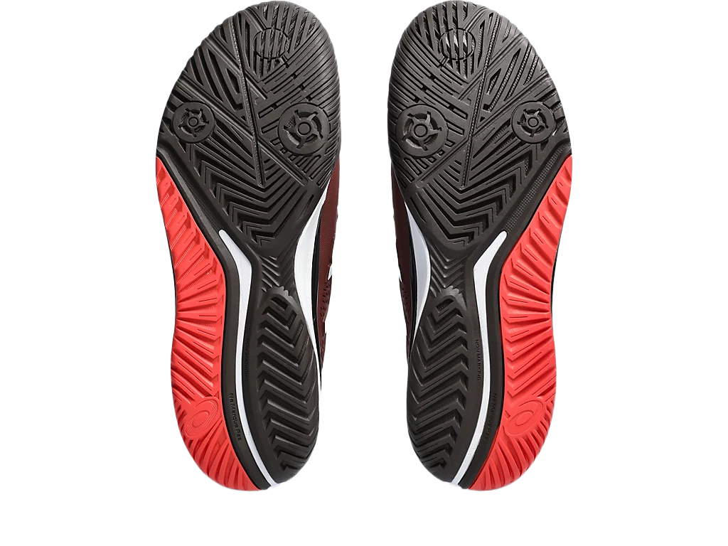 Pickleball Gel Shoes - Resolution 9 Antique Red / White (For Men)