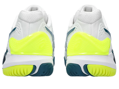 Giày Pickleball Gel - Resolution 9 White / Restful Teal (Cho Nam)