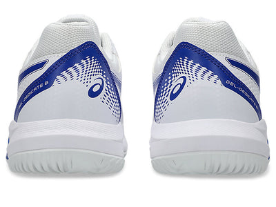 Pickleball Shoes Asics Gel-Dedicate 8 White / Dark Cobalt
