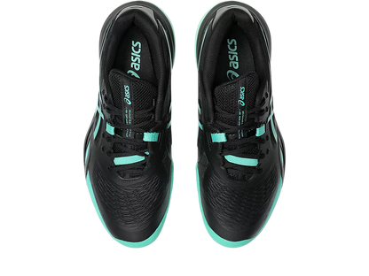Giày Pickleball Asics Gel-Resolution X | Black / Aurora Green