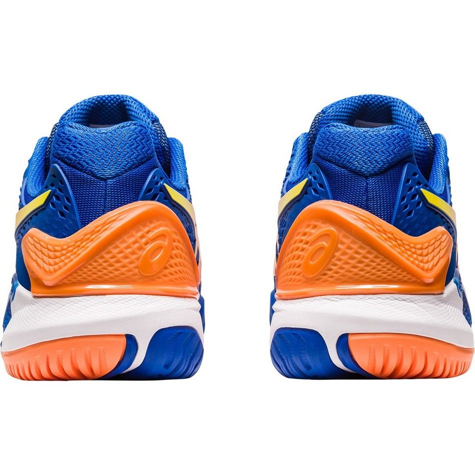 Giày Pickleball Gel - Resolution 9 Steel Blue / Orange (Cho Nam)