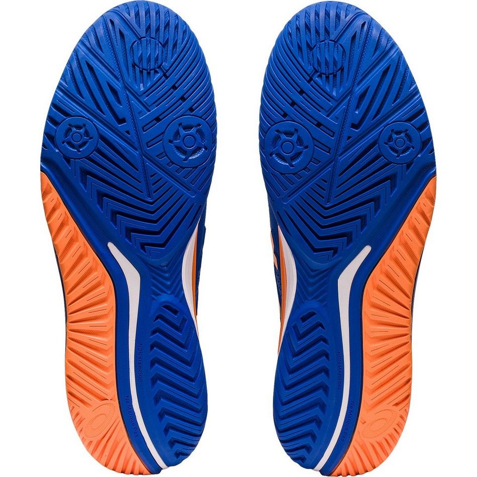 Giày Pickleball Gel - Resolution 9 Steel Blue / Orange (Cho Nam)