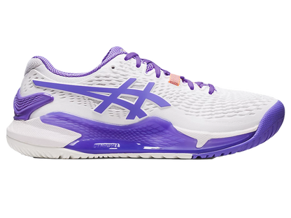 Giày Pickleball Gel-Resolution 9 White / Amethyst (Cho Nữ)