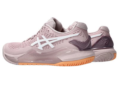 Giày Pickleball Gel-Resolution 9 Watershed Rose / White (Cho Nữ)