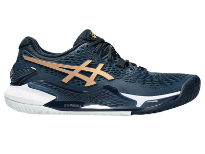 Giày Pickleball Gel-Resolution 9 French Blue / Pure Gold (Unisex)