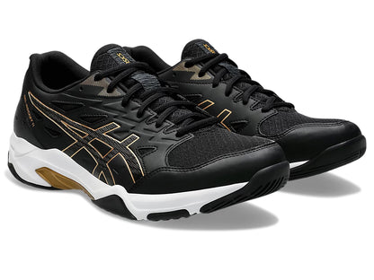 Giày Pickleball Asics Gel - Rocket 11 Black / Pure Gold (Cho Nam)