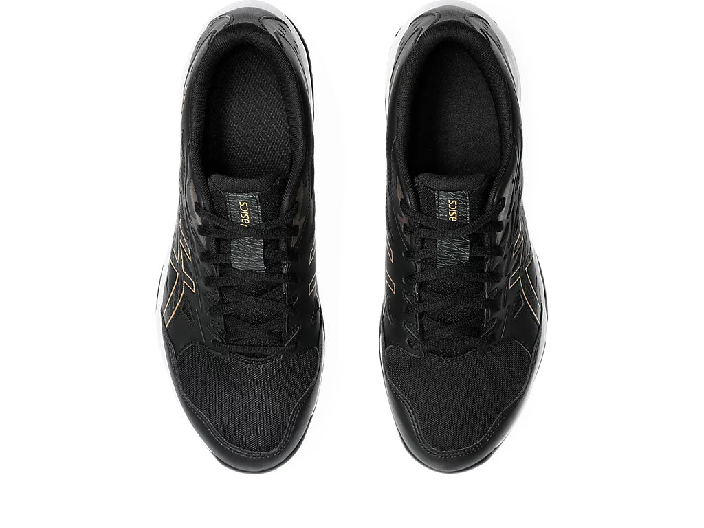 Giày Pickleball Asics Gel - Rocket 11 Black / Pure Gold (Cho Nam)