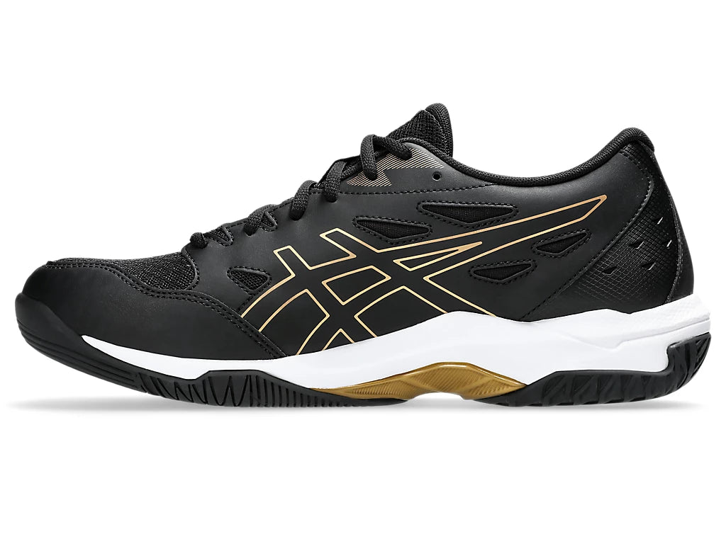 Giày Pickleball Asics Gel - Rocket 11 Black / Pure Gold (Cho Nam)