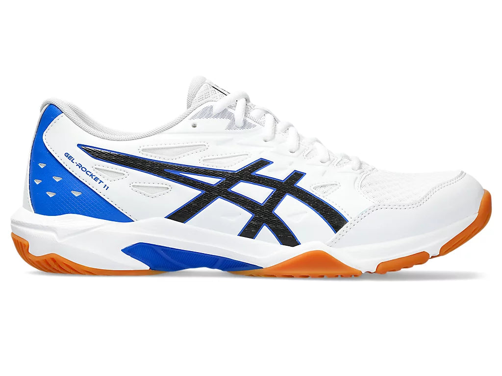 Giày Pickleball Asics Gel - Rocket 11  White / Black (Cho Nam)