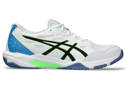 Giày Pickleball Asics Gel - Rocket 11 White / Lime Burst (Cho Nam)