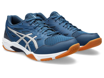 Giày Pickleball Asics Gel - Rocket 11 Mako Blue / Pure Silver (Cho Nam)