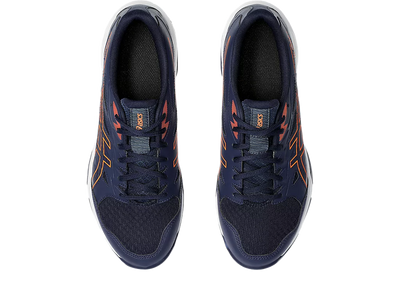 Asics Gel Pickleball Shoes - Rocket 11 Peacoat / Shocking Orange (For Men)