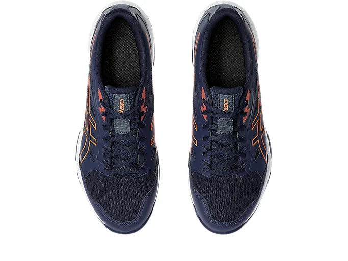 Giày Pickleball Asics Gel - Rocket 11 Peacoat / Shocking Orange (Cho Nam)