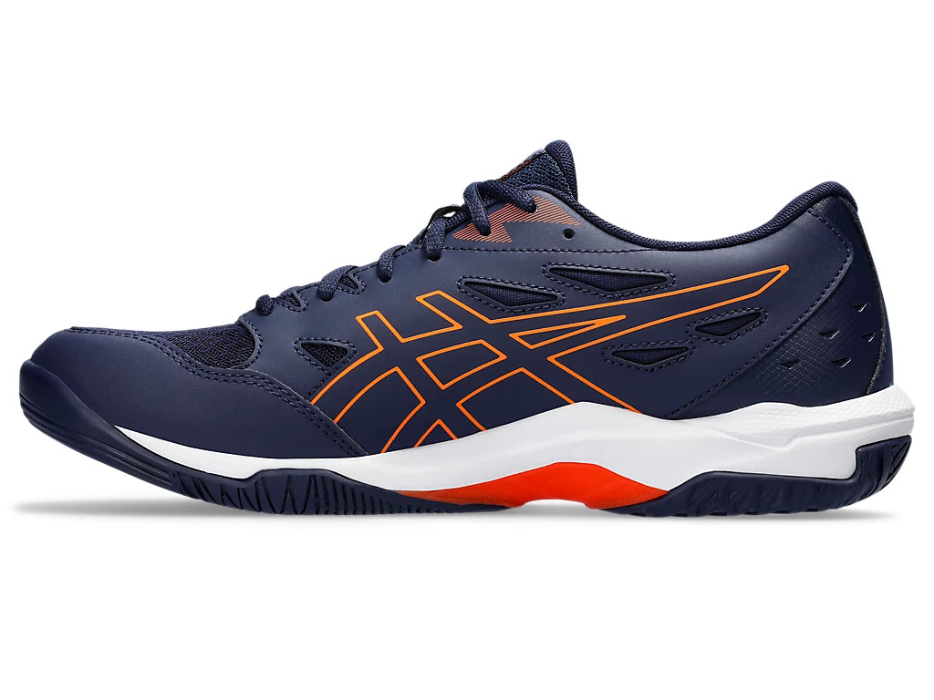 Giày Pickleball Asics Gel - Rocket 11 Peacoat / Shocking Orange (Cho Nam)