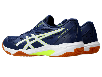Giày Pickleball Asics Gel-Rocket 11  Blue Expense / Safety Yellow (Cho Nam)