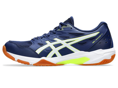 Giày Pickleball Asics Gel - Rocket 11  Blue Expense / Safety Yellow (Cho Nam)