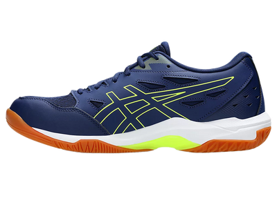 Pickleball Shoes Asics Gel-Rocket 11 Blue Expense / Safety Yellow (For Men)