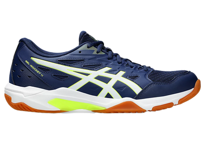 Pickleball Shoes Asics Gel-Rocket 11 Blue Expense / Safety Yellow (For Men)
