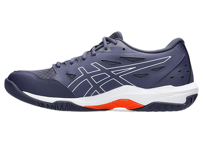 Asics Gel Pickleball Shoes - Rocket 11 Indigo Fog / Nova Orange (For Men)
