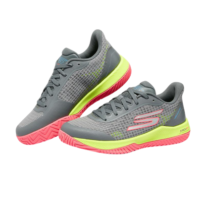 Giày Pickleball Sketcher GO Pickleball Viper Court Pro (Xám)