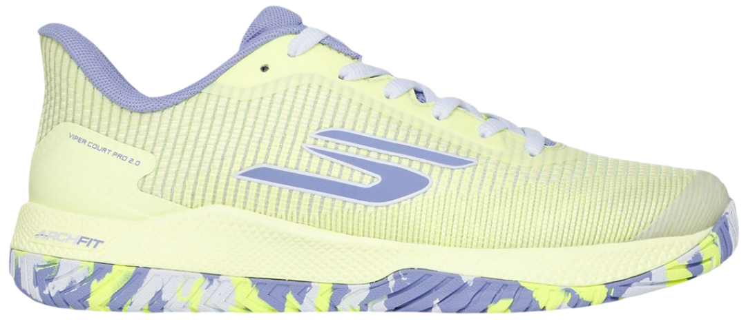 Giày Pickleball Sketcher GO Pickleball Viper Court Pro 2.0 (Lime Lavender)