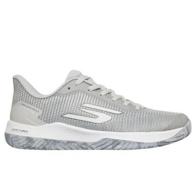 Giày Pickleball Sketcher GO Pickleball Viper Court Pro 2.0 (Xám Nhạt)