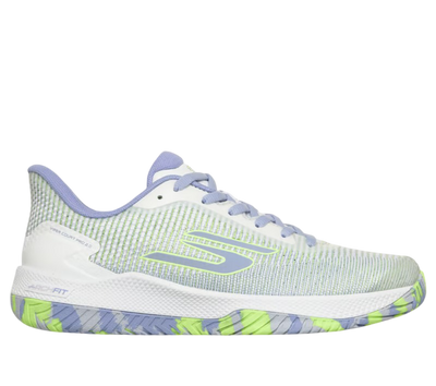Giày Pickleball Sketcher GO Pickleball Viper Court Pro 2.0 (Trắng Xanh)