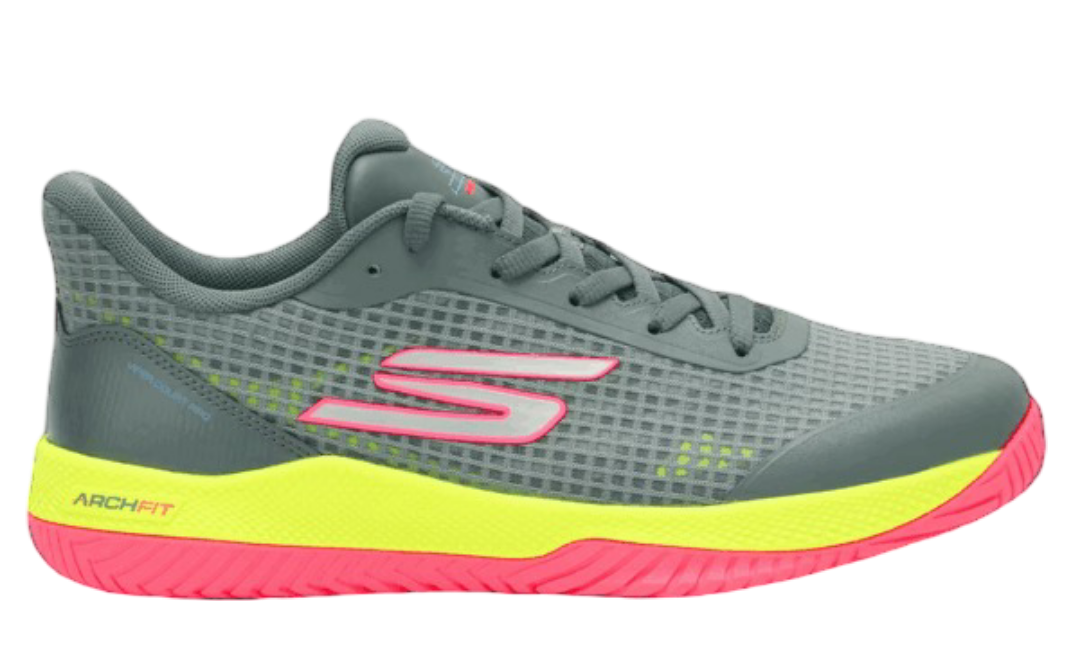 Giày Pickleball Sketcher GO Pickleball Viper Court Pro (Xám)