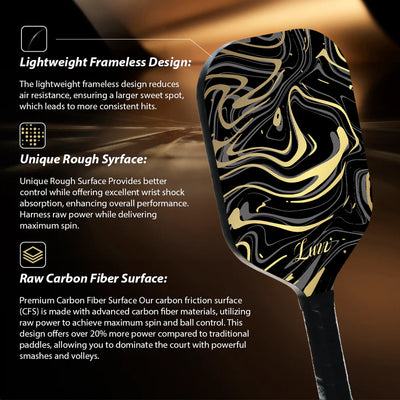 Luzz Goldenveil Pickleball Paddle