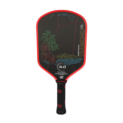 Vợt Pickleball Six Zero Double Black Diamond Control - 16 mm