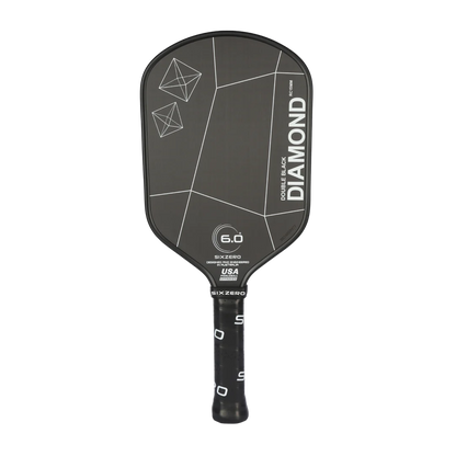 Vợt Pickleball Six Zero Double Black Diamond Control - 15 mm Elongated