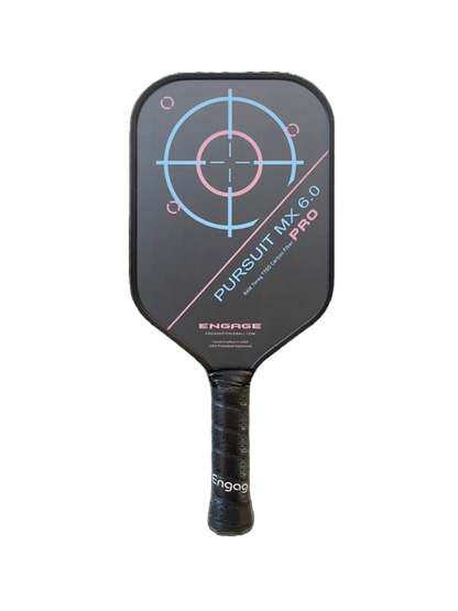 Vợt Pickleball Engage NEW. Pursuit Pro MX 6.0 | Raw T700 Carbon Fiber | Elongated