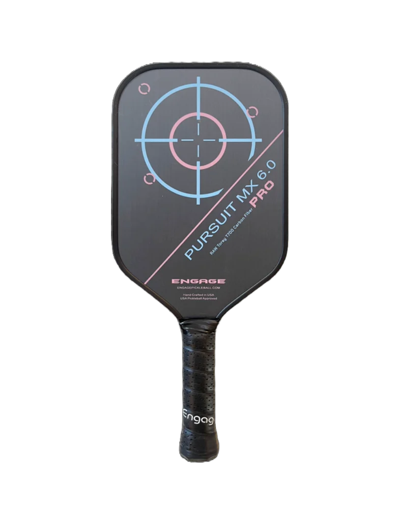 Vợt Pickleball Engage NEW. Pursuit Pro MX 6.0 | Raw T700 Carbon Fiber | Elongated