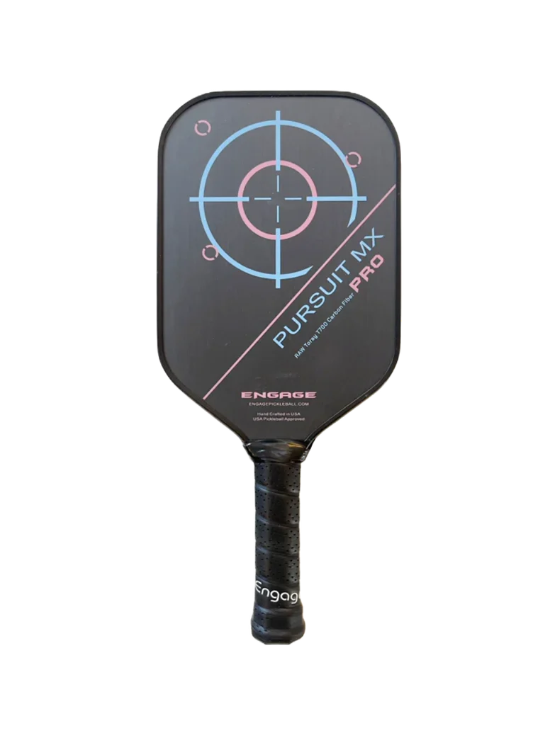 Vợt Pickleball Engage NEW. Pursuit Pro MX | Raw T700 Carbon Fiber | Elongated