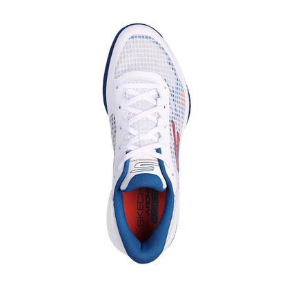 Giày Pickleball Sketcher GO Pickleball Viper Court Pro (Trắng Xanh)