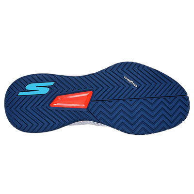 Giày Pickleball Sketcher GO Pickleball Viper Court Pro (Trắng Xanh)