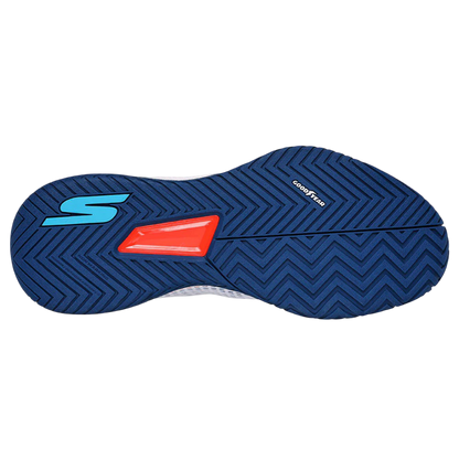 Giày Pickleball Sketcher GO Pickleball Viper Court Pro (Trắng Xanh)