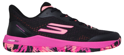 Giày Pickleball Sketcher GO Pickleball Viper Court Pro (Hồng Đen)