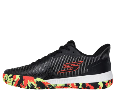 Sketcher GO Pickleball Viper Court Pro 2.0 Pickleball Shoes (Black Orange)