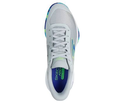 Sketcher GO Pickleball Viper Court Pro 2.0 Pickleball Shoes (Light Blue Grey)